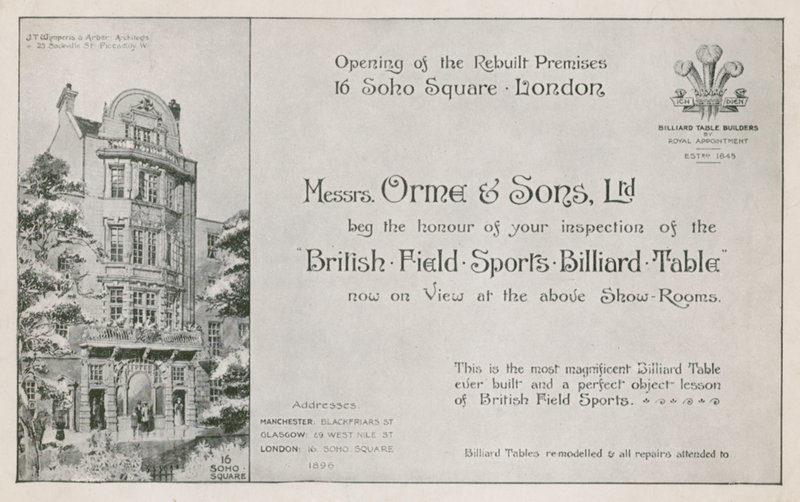 Messrs Orme & Sons door English School