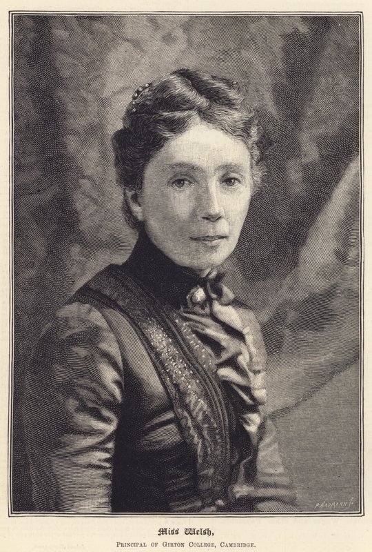 Miss Welsh, directeur van Girton College, Cambridge door English School