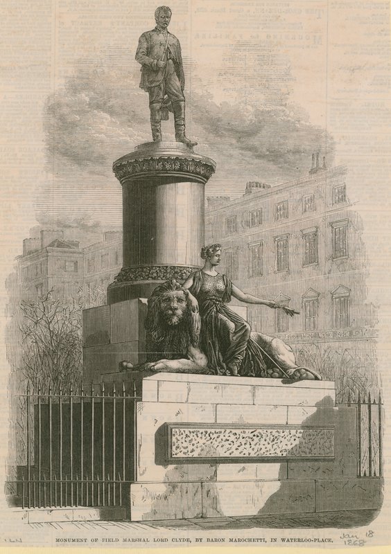 Monument van Veldmaarschalk Lord Clyde door English School