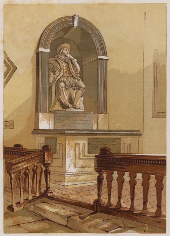 Monument van Lord Bacon, in St Michael