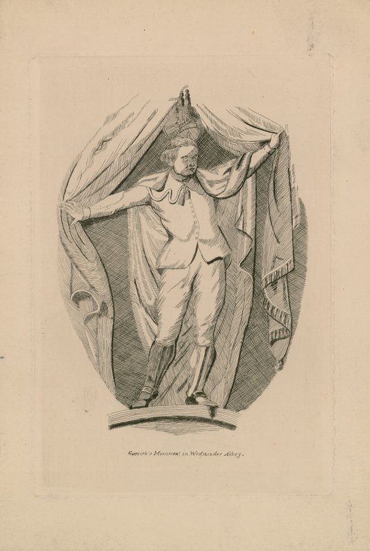 Monument voor David Garrick door English School