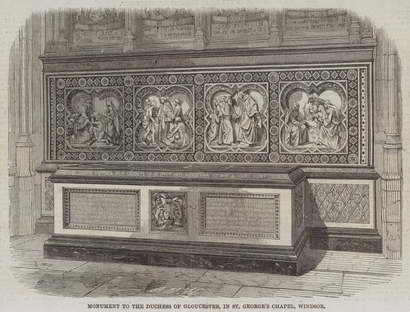 Monument voor de Hertogin van Gloucester, in St George