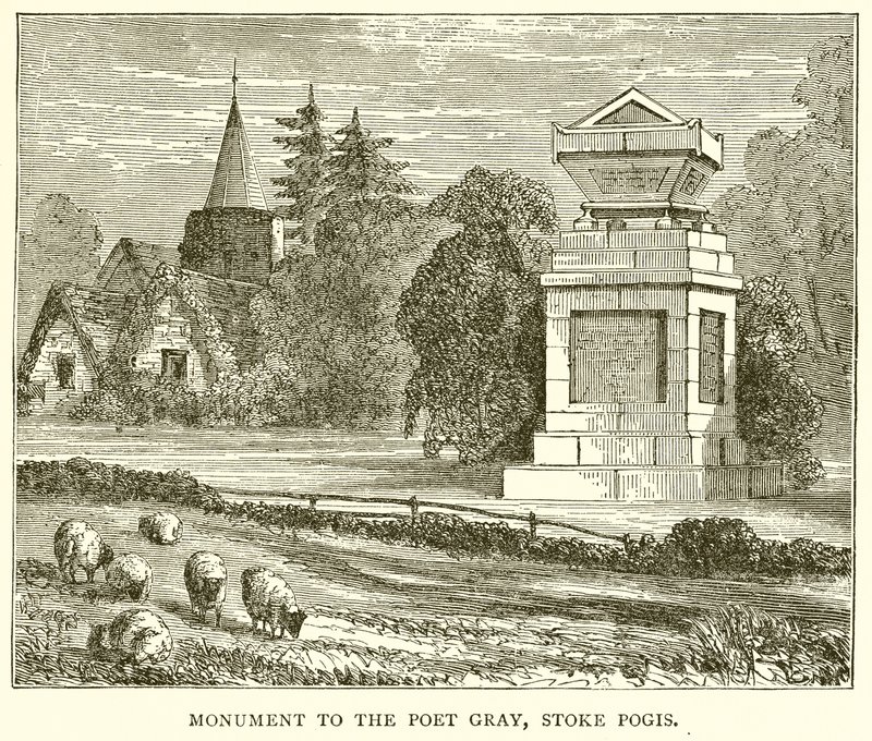 Monument voor de dichter Gray, Stoke Pogis door English School
