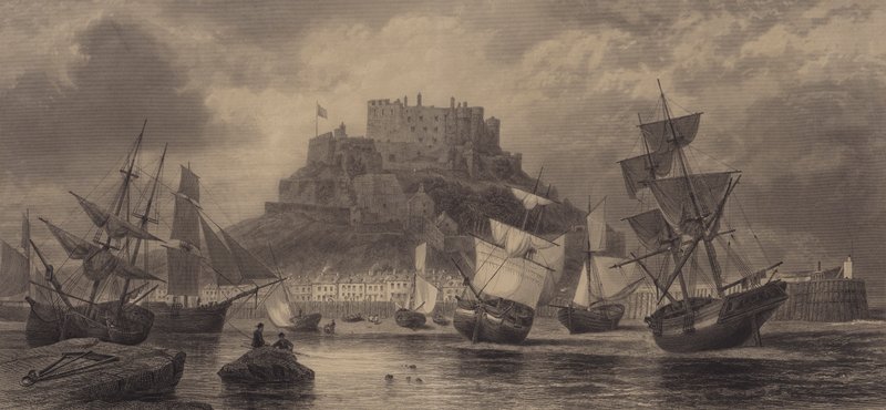 Kasteel Mount Orgueil, Jersey door English School