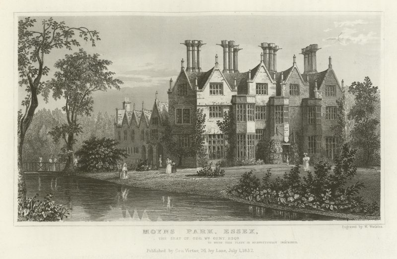 Moyns Park, Essex, het landgoed van George William Gent, Esquire door English School