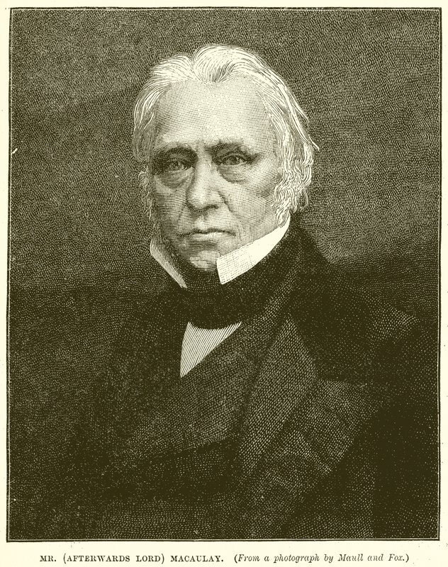 Mr. (later Lord) Macaulay door English School