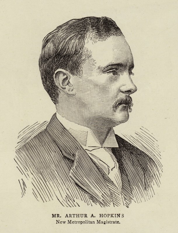 Mr Arthur A Hopkins (gravure) door English School