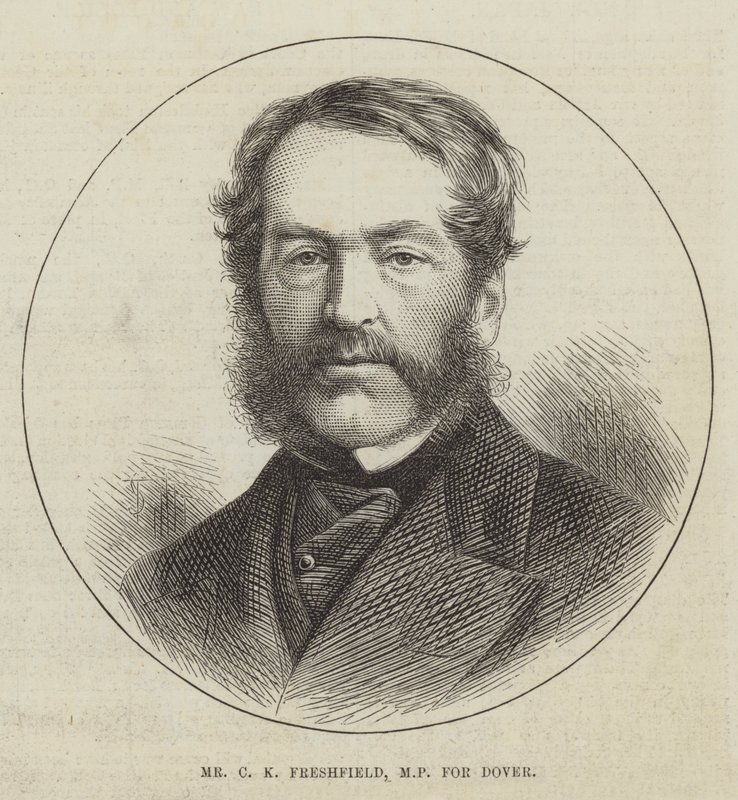 Mr C K Freshfield, MP voor Dover (gravure) door English School
