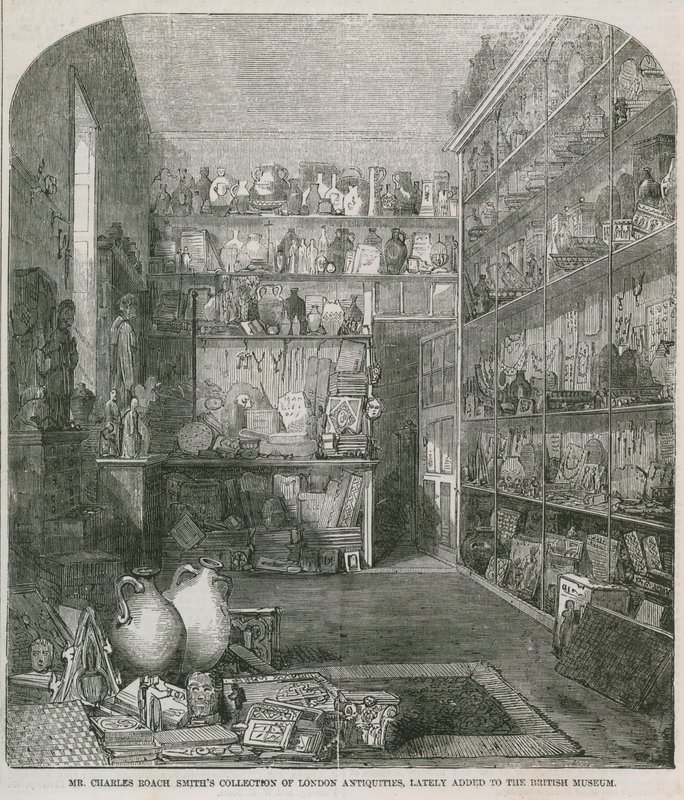 De collectie van Londense antiquiteiten van Mr Charles Roach Smith door English School
