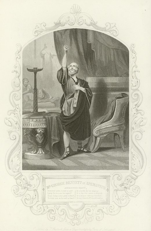 Meneer George Bennett als Apemantus, Apemantus