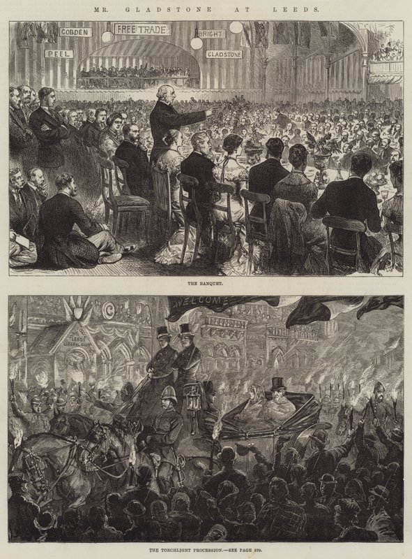 Mr Gladstone in Leeds door English School