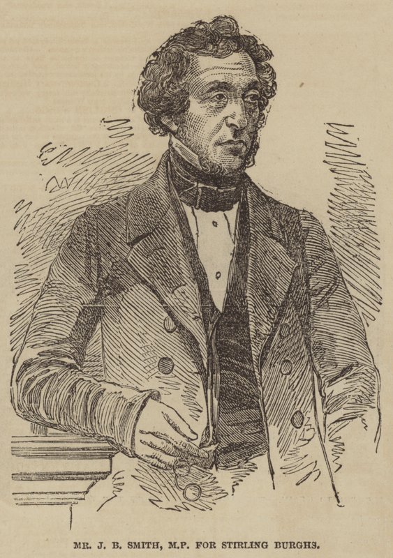 De heer J B Smith, MP voor Stirling Burghs door English School