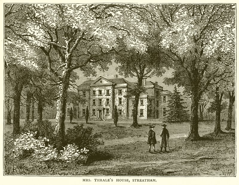 Huis van Mevrouw Thrale, Streatham door English School