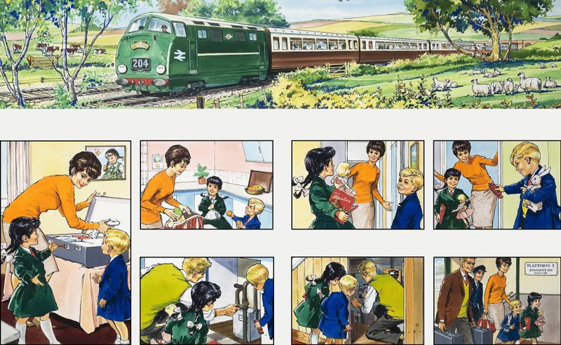 Mama laat zien hoe het moet: Op vakantie gaan door English School