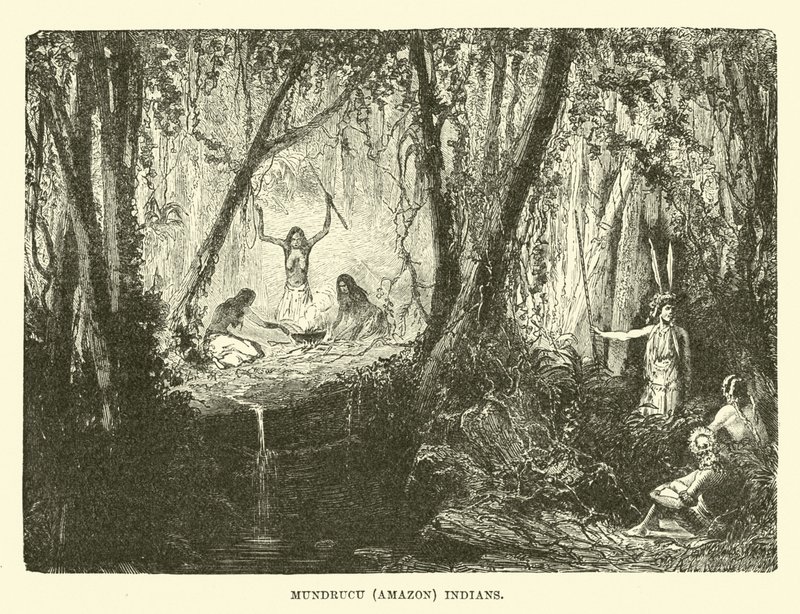 Mundrucu (Amazone) indianen door English School
