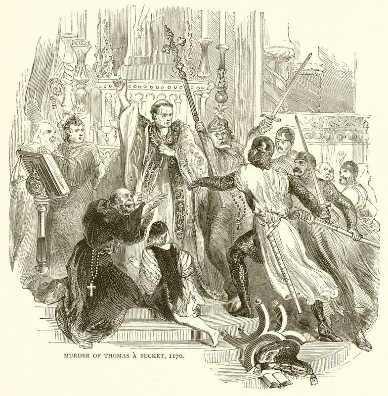 Moord op Thomas a Becket, 1170 door English School