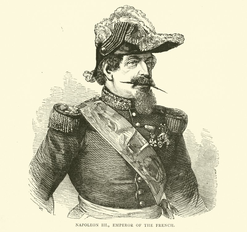Napoleon III, keizer van de Fransen, juli 1870 door English School