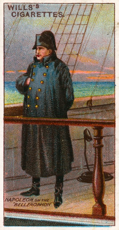 Napoleon op de Bellerophon door English School