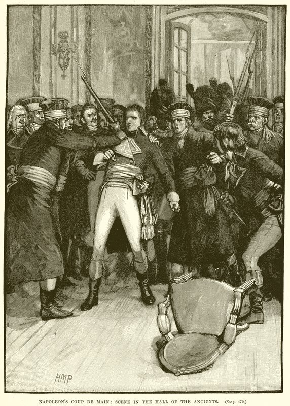 Napoleons Coup de Main: Scène in de Hal van de Ouden door English School