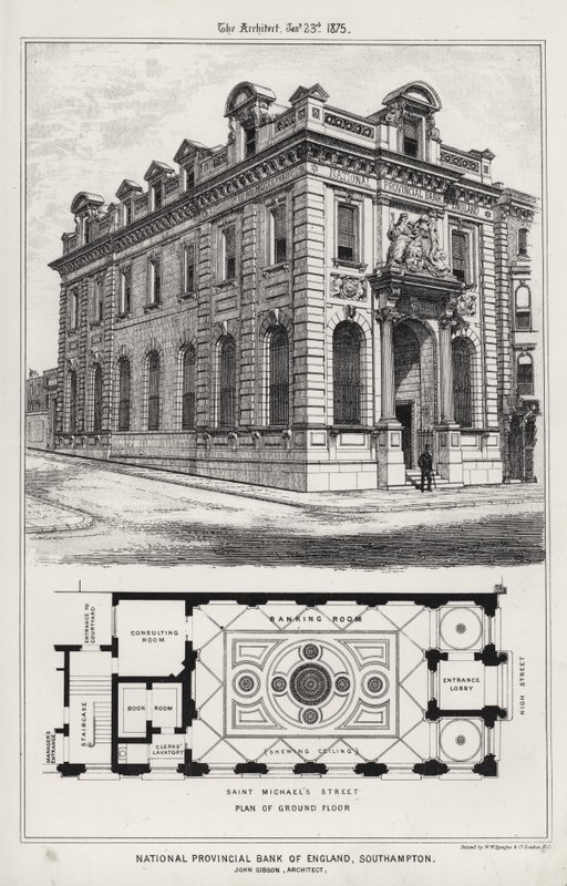 National Provincial Bank of England, Southampton door English School