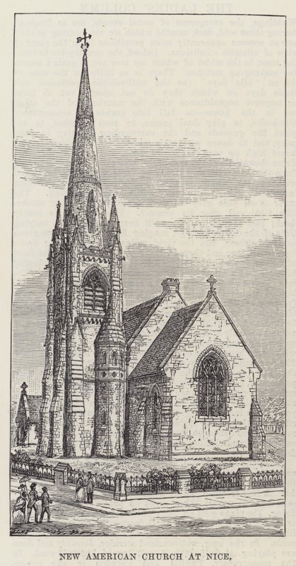 Nieuwe Amerikaanse Kerk in Nice door English School