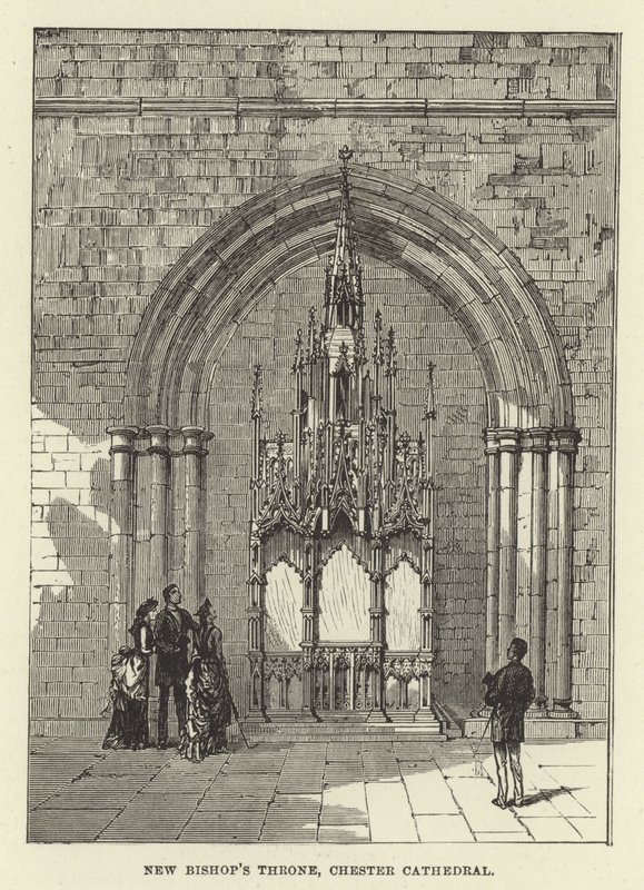 Nieuwe Bisschopstroon, Chester Kathedraal door English School