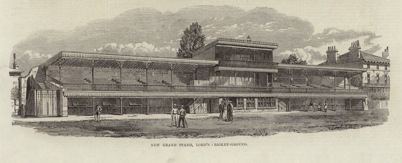 Nieuwe Hoofdtribune, Lords Cricket Ground door English School