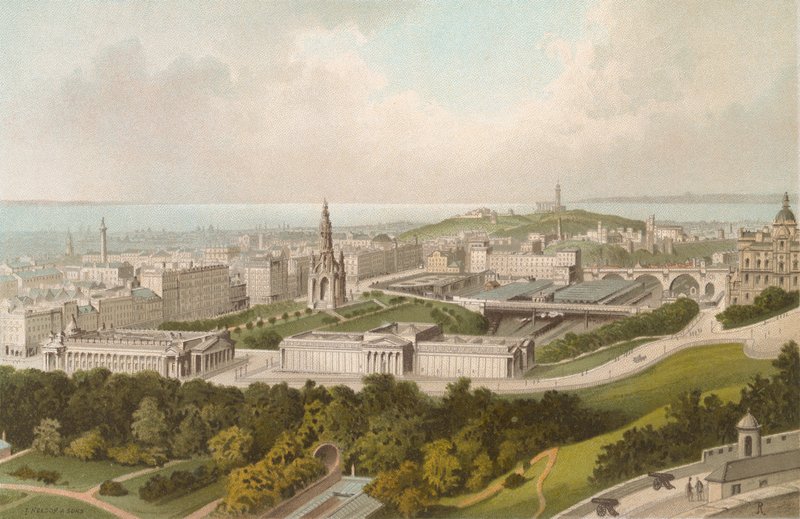 Nieuwe Stad Edinburgh door English School