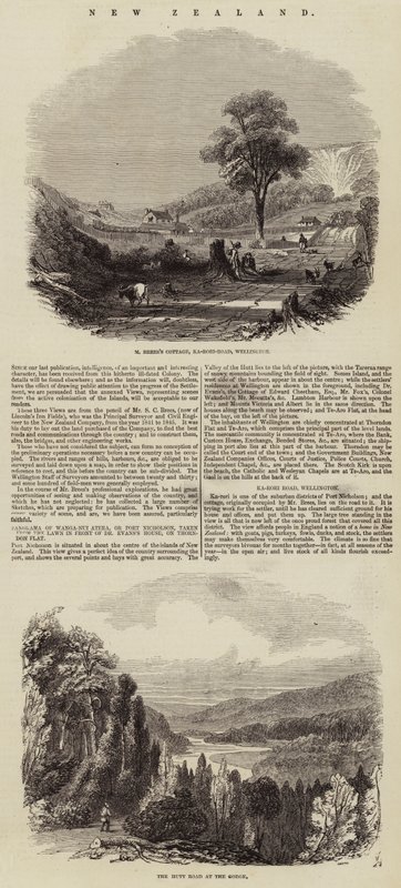 Nieuw-Zeeland (gravure) door English School