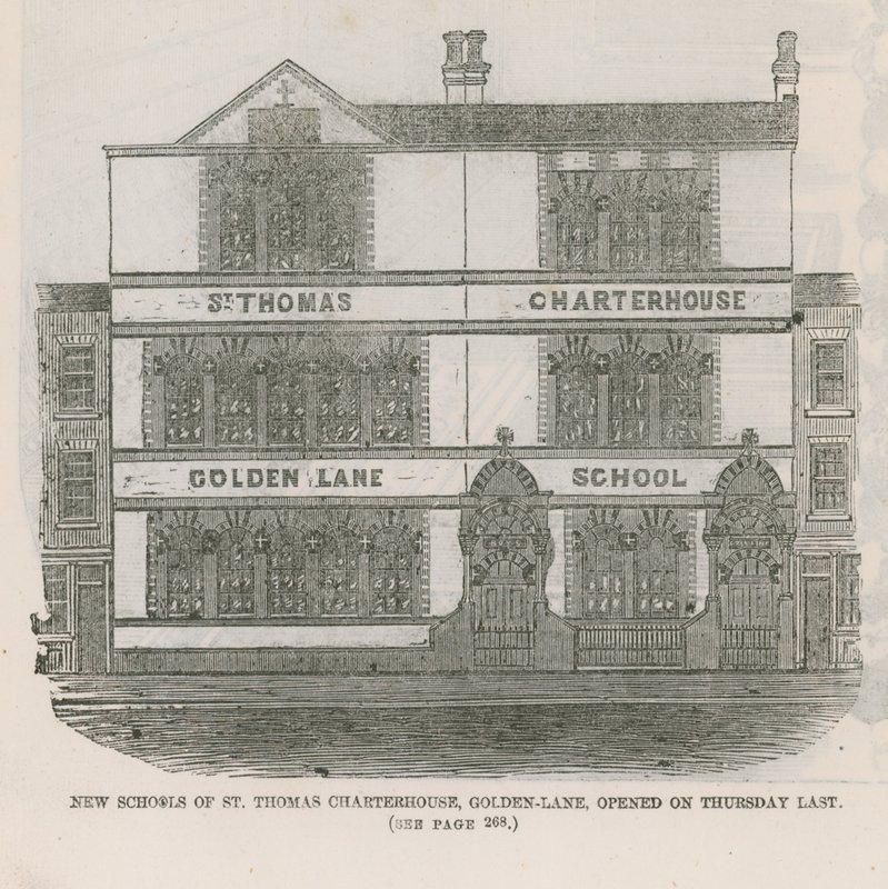 Nieuwe scholen van St Thomas Charterhouse door English School