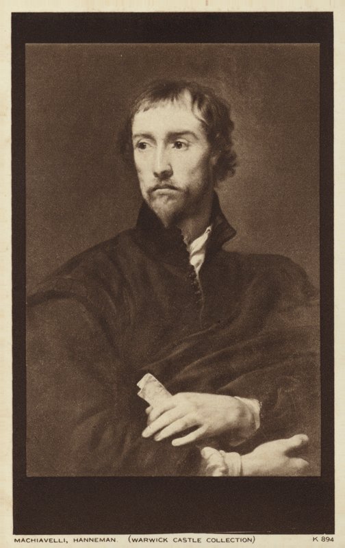 Niccolo Machiavelli, Italiaanse diplomaat, politicus, filosoof en schrijver door English School