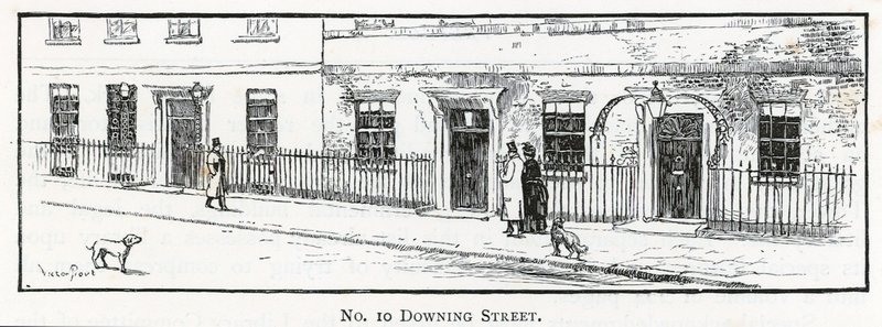 10 Downing Street door English School