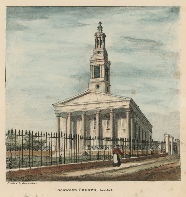 Norwood Kerk, Lambeth, Londen door English School