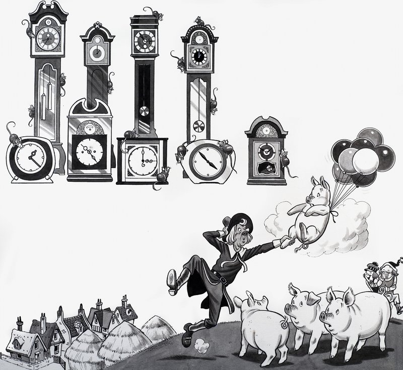 Illustratie van een kinderliedje door English School
