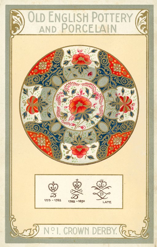 Oud Engels Aardewerk en Porselein: Crown Derby door English School