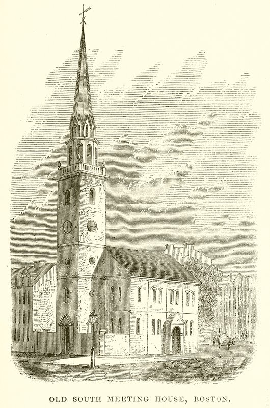 Old South Meeting House, Boston door English School