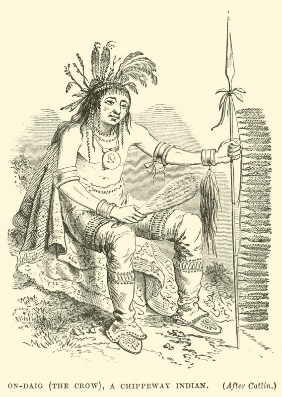 On-Daig (de Kraai), een Chippeway-indiaan door English School