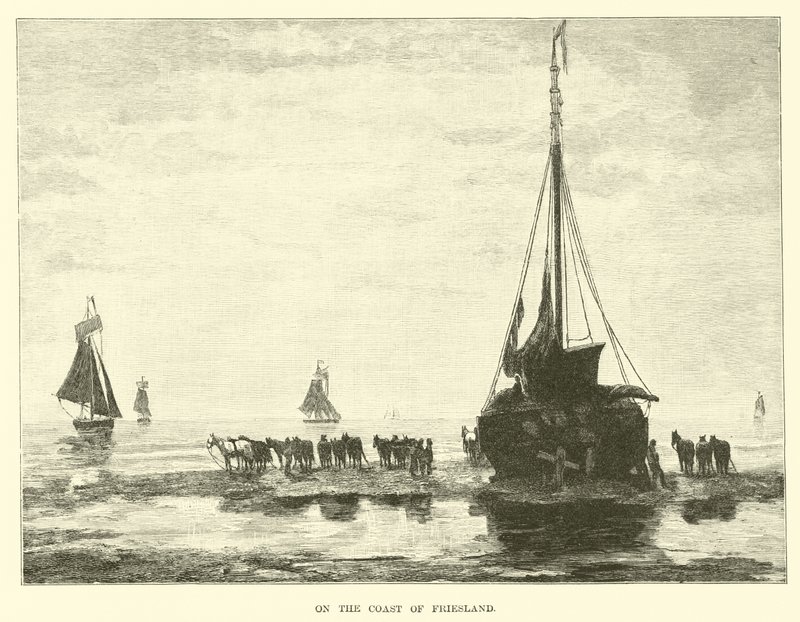 Aan de kust van Friesland door English School