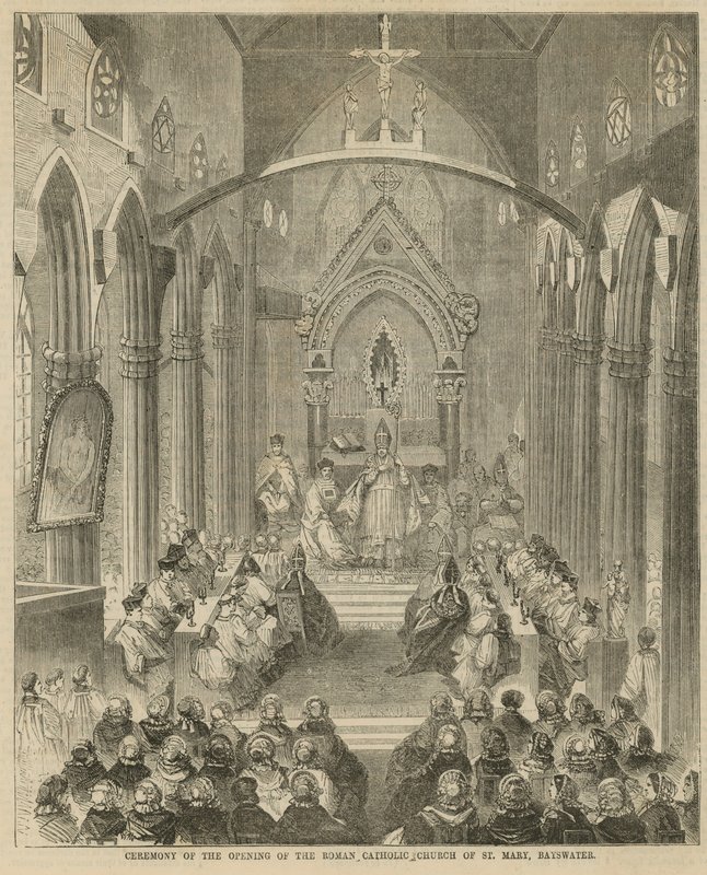 Opening van de Kerk van St. Mary door English School