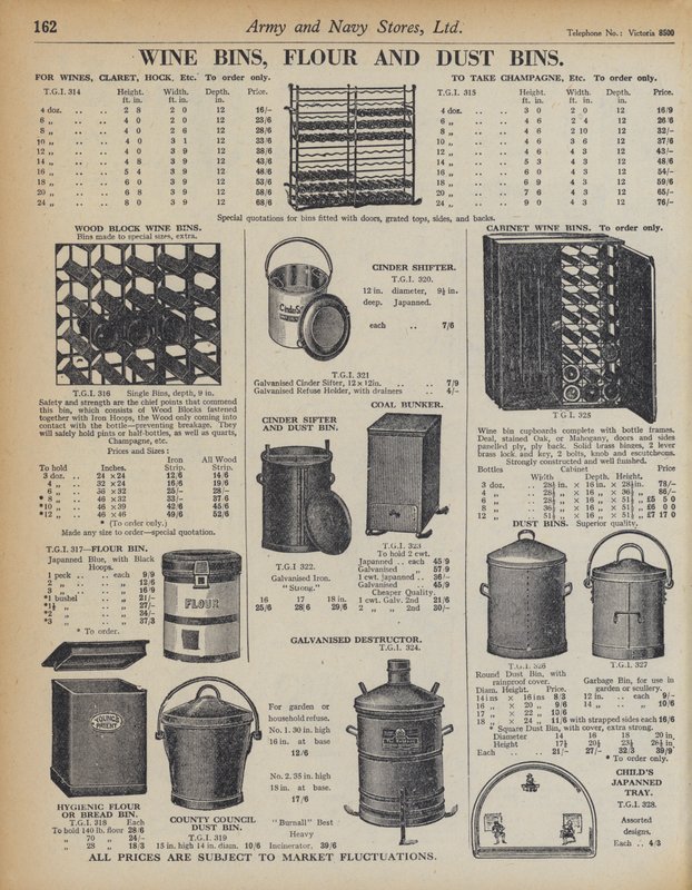 Pagina uit Army and Navy Stores Catalogus door English School