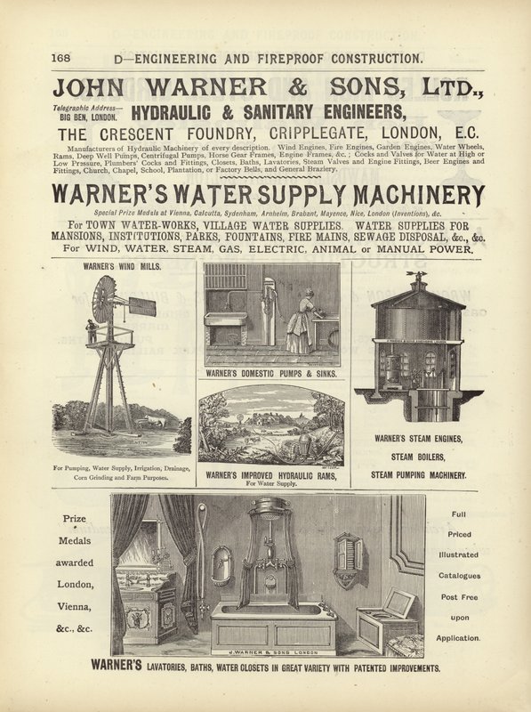 Pagina uit The Architects, Surveyors and Engineers Compendium 1892 door English School