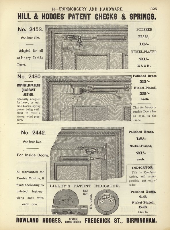 Pagina uit The Architects, Surveyors and Engineers Compendium 1892 door English School