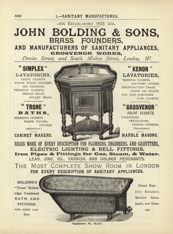 Pagina uit The Architects, Surveyors and Engineers Compendium 1892 door English School
