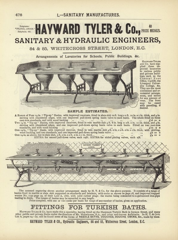 Pagina uit The Architects, Surveyors and Engineers Compendium 1892 door English School