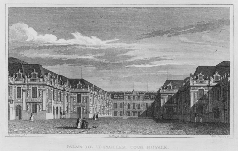 Parijs, Palais De Versailles, Cour Royale door English School