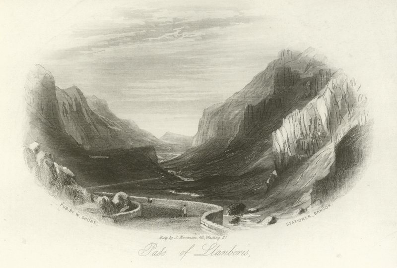 Pass of Llanberis, Noord-Wales door English School
