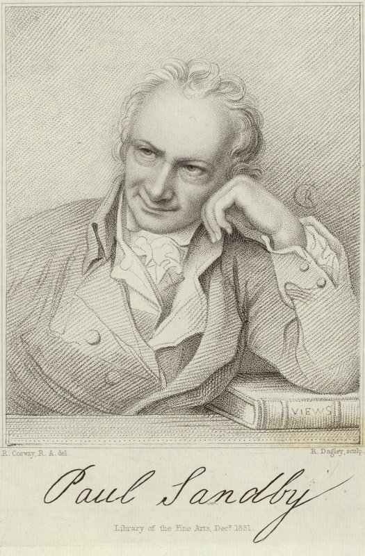 Paul Sandby door English School