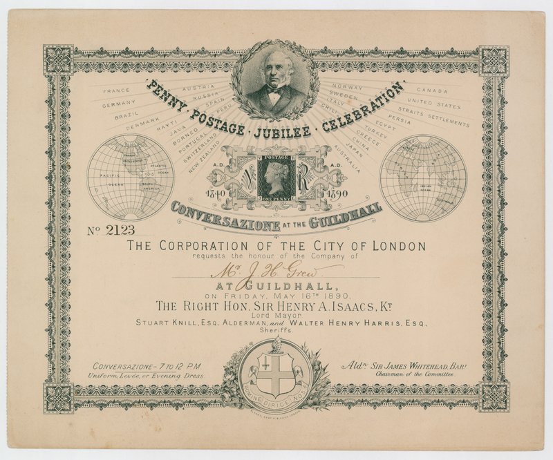 Penny Postage Jubileumviering door English School