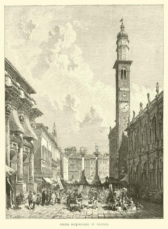 Piazza dei Signori in Vicenza door English School