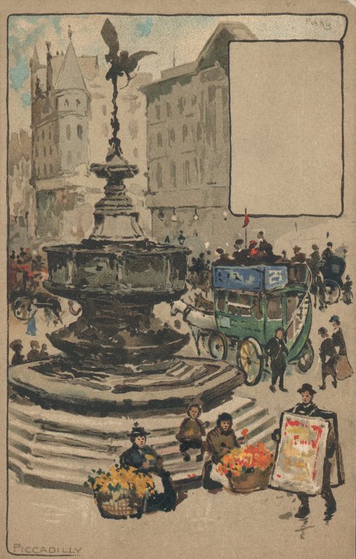 Piccadilly Circus, Londen door English School